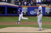 CORRECTS TO AUG. 7 NOT MAY 1 - Chicago Cubs starting pitcher Drew Smyly (11) looks on as New York Mets' Pete Alonso (20) rounds the bases after Alonso hit a three-run home run during the first inning of a baseball game Monday, Aug 7, 2023, in New York. (AP Photo/Rich Schultz)