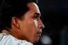 CORRECTS THE IDENTIFICATION OF THE PLAYER TO YANKEES OSWALDO CABRERA AND NOT ANTHONY VOLPE AS ORIGINALLY SENT - New York Yankees' Oswaldo Cabrera watches during the eighth inning of the team's baseball game against the Washington Nationals on Tuesday, Aug. 22, 2023, in New York. (AP Photo/Frank Franklin II)