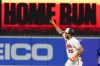 Baltimore Orioles' Anthony Santander runs the bases after hitting a solo home run off Toronto Blue Jays relief pitcher Trevor Richards during the eighth inning of a baseball game, Wednesday, Aug. 23, 2023, in Baltimore. Santander hit two home runs and the Orioles won 7-0. (AP Photo/Julio Cortez)