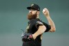 Pittsburgh Pirates starting pitcher Colin Selby throws during the first inning of a baseball game against the Kansas City Royals Tuesday, Aug. 29, 2023, in Kansas City, Mo. (AP Photo/Charlie Riedel)
