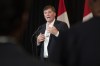 Minister of Public Safety, Democratic Institutions and Intergovernmental Affairs Dominic LeBlanc speaks to reporters during the Liberal Cabinet retreat in Charlottetown, P.E.I., on Tuesday, August 22, 2023. THE CANADIAN PRESS/Darren Calabrese