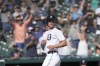 Detroit Tigers' Kerry Carpenter scores the game winning run during the 10th inning of a baseball game against the New York Yankees, Thursday, Aug. 31, 2023, in Detroit. (AP Photo/Carlos Osorio)