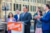 MIKAELA MACKENZIE / WINNIPEG FREE PRESS
“Right now Manitobans are struggling with high inflation. You’re feeling it every time you go to the grocery store; for us to ask you to pay more at this time would be wrong,” NDP leader Wab Kinew said.