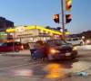 SUPPLIED
                                Two people were transported to hospital &mdash; one in critical condition &mdash; after their vehicle was struck by one of two cars police said were racing on Portage Avenue on Sunday night.