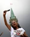 JUSTIN TANG / CANADIAN PRESS FILES
                                Bridget Tolley, founder of Families of Sisters in Spirit, participates in a rally on Parliament Hill on an International Day of Action to Search the Landfills, in Ottawa, on Sept. 18.