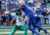 JOHN WOODS / THE CANADIAN PRESS FILES
                                An extended sack drought is giving Blue Bombers defensive end Willie Jefferson nightmares.