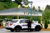 The son of Sikh community leader Hardeep Singh Nijjar says his father was meeting regularly with Canadian intelligence officers in the months before he was shot dead in British Columbia, in a killing Prime Minister Justin Trudeau says has been credibly linked to India. Police officers attend the scene of a shooting outside of the Guru Nanak Sikh Gurdwara Sahib temple, in Surrey, B.C., Monday, June 19, 2023. THE CANADIAN PRESS/Jennifer Gauthier