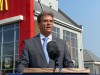 Manitoba's Progressive Conservatives are promising to fund more treatment spaces across the province for individuals living with addictions. Manitoba Environment Minister Kevin Klein speaks to reporters in Winnipeg, Monday, July 31, 2023. THE CANADIAN PRESS/Steve Lambert