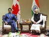 Prime Minister Justin Trudeau takes part in a bilateral meeting with Indian Prime Minister Narendra Modi during the G20 Summit in New Delhi, India, on Sunday, Sept. 10, 2023. The suspension of Indian visa services for Canadians this week has prompted uncertainty among many who had hoped to travel to India in the near future.THE CANADIAN PRESS/Sean Kilpatrick