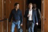 Prime Minister Justin Trudeau, left, and Minister of Immigration, Refugees and Citizenship Marc Miller leave a meeting during the Liberal Cabinet retreat in Charlottetown, Tuesday, Aug. 22, 2023. Canada could revisit calls to declassify documents about the presence of Nazi war criminals in the country, Miller said Wednesday, as the fallout continued over Parliament's recognition last week of a man who fought for the Nazis. THE CANADIAN PRESS/Darren Calabrese