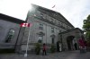 Rideau Hall says it deeply regrets that a man who fought for a Nazi unit in the Second World War was appointed to the Order of Canada in 1987. Ceremonial Guards from the Canadian Grenadier Guards (CGG) regiment perform Sentry Duties at Rideau Hall, the residence of the Governor General of Canada in Ottawa on Friday, July 7, 2023. THE CANADIAN PRESS/Sean Kilpatrick