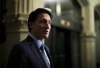 Prime Minister Justin Trudeau arrives to a caucus meeting on Parliament Hill in Ottawa on Wednesday, Oct. 4, 2023.&nbsp;Canadian politicians are condemning an unprecedented attack on Israel by Hamas militants, who fired thousands rockets and infiltrated the heavily fortified border by air, land and sea on . THE CANADIAN PRESS/Sean Kilpatrick