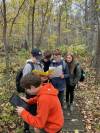 A group of students from Lockport School took a trial field trip to Albert Beach Trail on Oct. 13, after nearly two decades of the grounds sitting dormant. (Supplied)