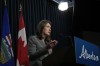 The provincial panel gathering feedback on whether Alberta should quit the Canada Pension Plan heard arguments for and against the idea in a telephone town hall Monday, but the overriding theme was a demand for details in order to make an informed decision. Alberta Premier Danielle Smith speaks during a news conference in Calgary on Friday, Oct. 13, 2023. THE CANADIAN PRESS/Todd Korol