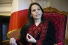 Ambassador Mona Abuamara, Chief Representative of the Palestinian General Delegation, participates in an interview in her office in Ottawa, on Tuesday, Oct. 17, 2023. THE CANADIAN PRESS/Justin Tang