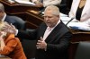 Ontario Premier Doug Ford speaks during question period at Queen's Park in Toronto on Tuesday, Sept. 26, 2023. Ford says the province is extending a 5.7-cent cut to the gas tax until next summer. THE CANADIAN PRESS/Carlos Osorio