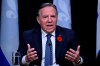 Quebec Premier François Legault says his government will require all economic immigrants to the province to pass a French test. Legault speaks at a news conference on immigration and French language, at the legislature in Quebec City, Wednesday, Nov. 1, 2023. THE CANADIAN PRESS/Jacques Boissinot