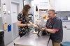 Veterinarian Neil Pothier of the Bayview Animal Hospital treats a cat in Digby, N.S., on Thursday, Nov. 2, 2023. Veterinarians in Canada say they are experiencing extreme burnout and plummeting mental health due to staff shortages, a booming number of animal patients and the round-the-clock stress of the job. THE CANADIAN PRESS/Andrew Tolson