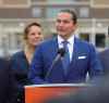 RUTH BONNEVILLE / WINNIPEG FREE PRESS

Local - Wab Presser

NDP leader, Wab Kinew, holds a press conference on the south lawn of the Grace Hospital with his wife, wife, Lisa Monkman and constituents Monday. 

Oct 02, 2023