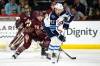 Winnipeg Jets center Mason Appleton (22) skates with the puck in front of Arizona Coyotes center Travis Boyd (72) during the third period of an NHL hockey game Saturday, Nov. 4, 2023, in Tempe, Ariz. The Jets won 5-3. (Ross D. Franklin / The Associated Press files)