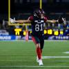 Nick Iwanyshyn / THE CANADIAN PRESS
                                Alouettes wide receiver Austin Mack scores a touchdown against the Blue Bombers in Sunday&rsquo;s Grey Cup in Hamilton, Ont.