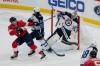 Marta Lavandier / The Associated Press
                                Winnipeg Jets goaltender Connor Hellebuyck stops a shot by Florida Panthers centre Anton Lundell during the second period, Friday, in Sunrise, Fla.
