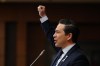 Conservative Leader Pierre Poilievre addresses the National Conservative Caucus in Ottawa on Wednesday, Dec.6, 2023. THE CANADIAN PRESS/Sean Kilpatrick