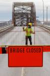 MIKE DEAL / WINNIPEG FREE PRESS Files
                                City of Winnipeg crews install barriers on the north end of the Arlington Street Bridge. The bridge which opened in 1912, has been closed indefinitely.