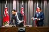 MIKAELA MACKENZIE / WINNIPEG FREE PRESS FILES
                                Premier Wab Kinew said despite a forecasted $1.6 billion deficit in the provincial budget the government will go ahead with promised tax cuts, noting &lsquo;the deficit is our problem as government to manage.&rsquo;&rdquo;