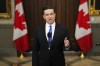 Conservative Leader Pierre Poilievre speaks to reporters in the foyer of the House of Commons on Parliament Hill in Ottawa on Tuesday, Sept. 19, 2023. THE CANADIAN PRESS/Sean Kilpatrick