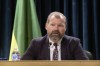 Dustin Duncan, now the minister responsible for SaskEnergy, speaks at the Legislative Building in Regina, Tuesday, Aug. 22, 2023. The Saskatchewan government says its natural gas utility is to stop collecting the carbon levy as of Monday from residential customers. THE CANADIAN PRESS/Michael Bell