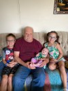 Carberry crash survivor Alex Senyk with his grandchildren.

SUPPLIED