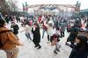 JOHN WOODS / WINNIPEG FREE PRESS
                                Revelers dance to music provided by a DJ at New Year&rsquo;s Day festivities at The Forks in Winnipeg Monday.