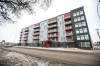The near-completed The Point apartment complex at 1125 Pembina Highway on Wednesday, Jan. 3, 2024. (Mikaela MacKenzie / Winnipeg Free Press)