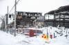 MIKAELA MACKENZIE / WINNIPEG FREE PRESS
                                On Sunday, firefighters responded to another fire at the former Vulcan Iron Works foundry.