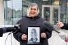 Mike Deal / Winnipeg Free Press
                                Tania Cayer, mother of Tyree Cayer, who was killed in the Millennium Library on Dec. 11, 2022, speaks to media at the Law Courts on Tuesday.