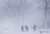 Parts of southern and eastern Ontario are bracing for a winter storm that will bring major snowfall and possibly ice pellets or freezing rain in some areas later today. People shovel their driveways during a snowstorm in Mississauga, Ont., on Wednesday, January 25, 2023.THE CANADIAN PRESS/Nathan Denette