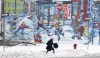 The capricious start to the winter season has already seen dramatic temperature swings across much of Canada, with energy-grid-disrupting cold snaps giving way to an ice-thawing warm spell. A woman manoeuvres an uncleared sidewalk in Montreal, Wednesday, Jan. 10, 2024. THE CANADIAN PRESS/Christinne Muschi