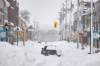 Nova Scotia Health says non-emergency services in its Eastern zone will continue to be reduced following a weekend snowstorm. A truck is abandoned on a snow-covered street after a winter storm in Sydney, N.S. on Monday, Feb.5, 2024. THE CANADIAN PRESS/Shane Wilkie