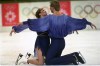 Britain's Jayne Torvill and Christopher Dean perform during their 
