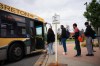 Some international students say Cape Breton University recruited thousands of pupils to a region that was not prepared for them, and they're now being blamed for those failures. Cape Breton University students board a bus after class in Sydney, N.S. on Wednesday, Oct. 18, 2023. THE CANADIAN PRESS/Steve Wadden