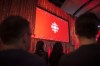 Canada's public broadcaster is getting a small increase in funding, despite executives' claims that they were asked to cut its budget for the next fiscal year. The CBC logo is projected onto a screen during the CBC's annual upfront presentation at The Mattamy Athletic Centre in Toronto, Wednesday, May 29, 2019. THE CANADIAN PRESS/Tijana Martin