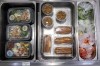 A sample of food items available during lunch break are shown at Tonalea K-8 school in Scottsdale, Ariz., Dec. 12, 2022. The New Democrats say they are pushing for the Liberal government to fund a national school food program in the upcoming budget. THE CANADIAN PRESS/AP-Alberto Mariani