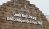JOHN WOODS / WINNIPEG FREE PRESS Louis Riel Library on Dakota, which was the scene of a police incident where a male caused a disturbance, is photographed Monday, February 5, 2024.