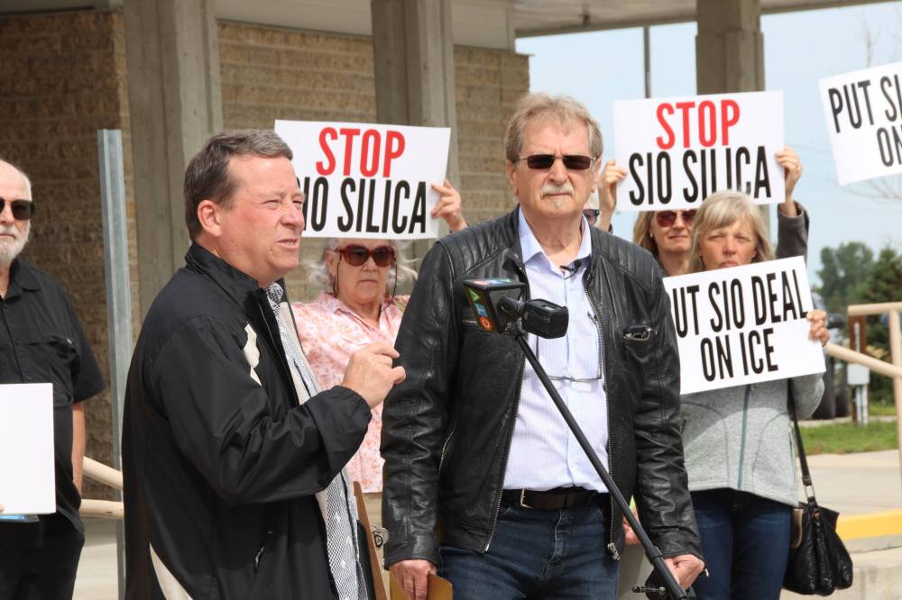 JURA MCILRAITH / THE CARILLON FILES The Sio Silica proposal is all but dead, a hard line Premier Wab Kinew drew in the sand.