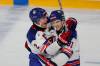 USA&rsquo;s Jimmy Snuggerud, right, celebrates scoring with teammate Rutger McGroarty during the group B ice hockey match between Switzerland and USA at the IIHF World Junior Hockey Championship in Gothenburg, Sweden on Thursday, Dec. 28, 2023. THE CANADIAN PRESS/Adam Ihse, TT via AP