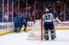 ETHAN CAIRNS / THE CANADIAN PRESS

Vancouver Canucks’ Quinn Hughes (43), Teddy Blueger (53) and Phillip Di Giuseppe (34) skate to the bench after celebrating Di Giuseppe’s goal as Winnipeg Jets goaltender Connor Hellebuyck looks on during the first period.