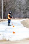 MIKAELA MACKENZIE / FREE PRESS
                                A crew works along the Imperial Oil pipeline just south of St. Adolphe, near the Red River, on Monday. The line that supplies Winnipeg with fuel will be closed for up to three months for repairs.