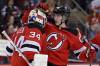 Adam Hunger / The Associated Press
                                New Jersey Devils&rsquo; Luke Hughes congratulates goaltender Jake Allen after the team&rsquo;s win against the Winnipeg Jets Thursday in Newark, N.J.