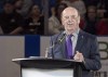 Broadcaster Bob Cole speaks as part of 